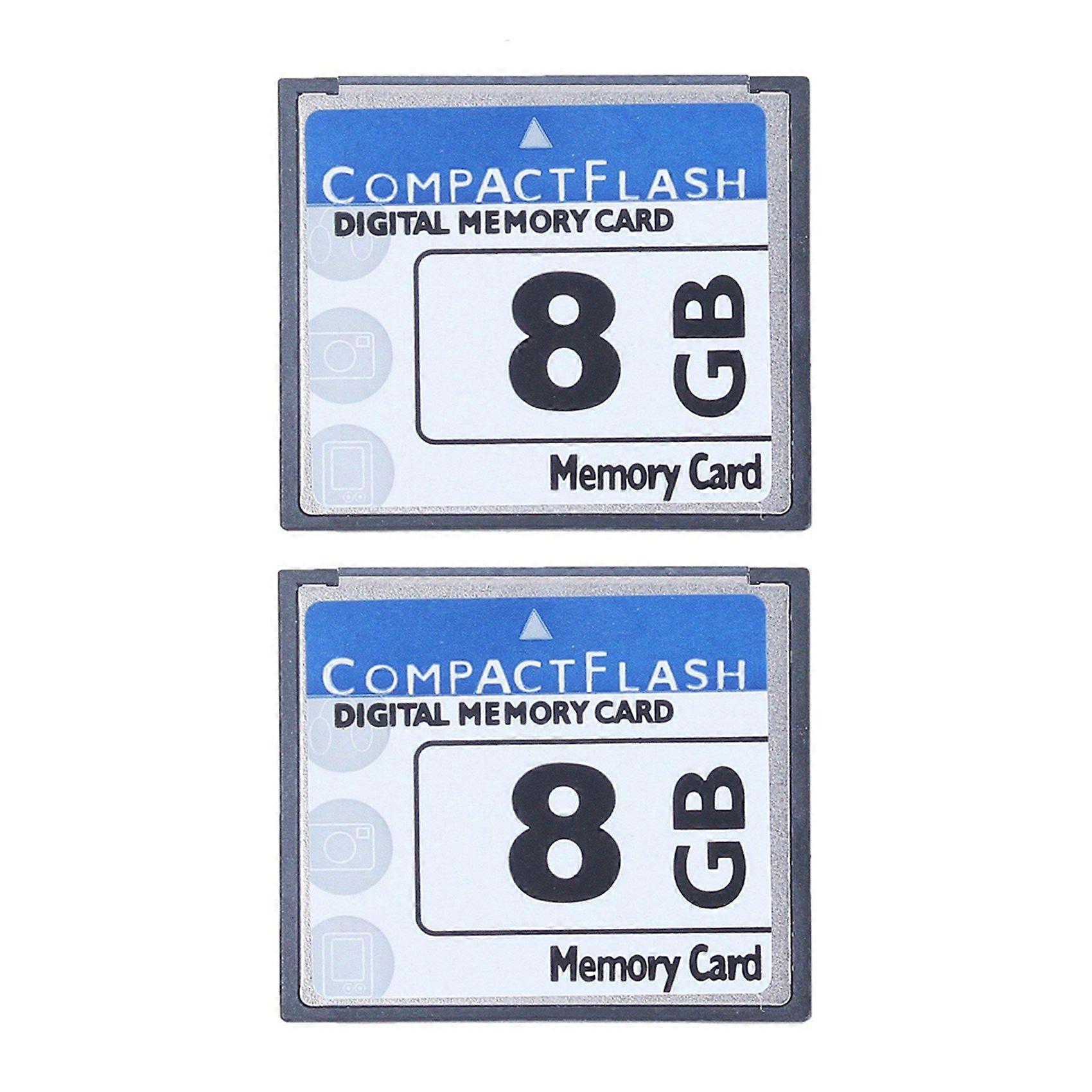 2X Professional 8GB Compact Flash Memory Card(White&Blue)