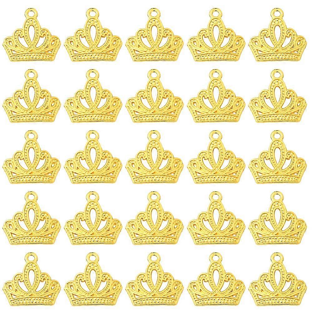 60pcs Alloy Pendants Golden 17x18mm