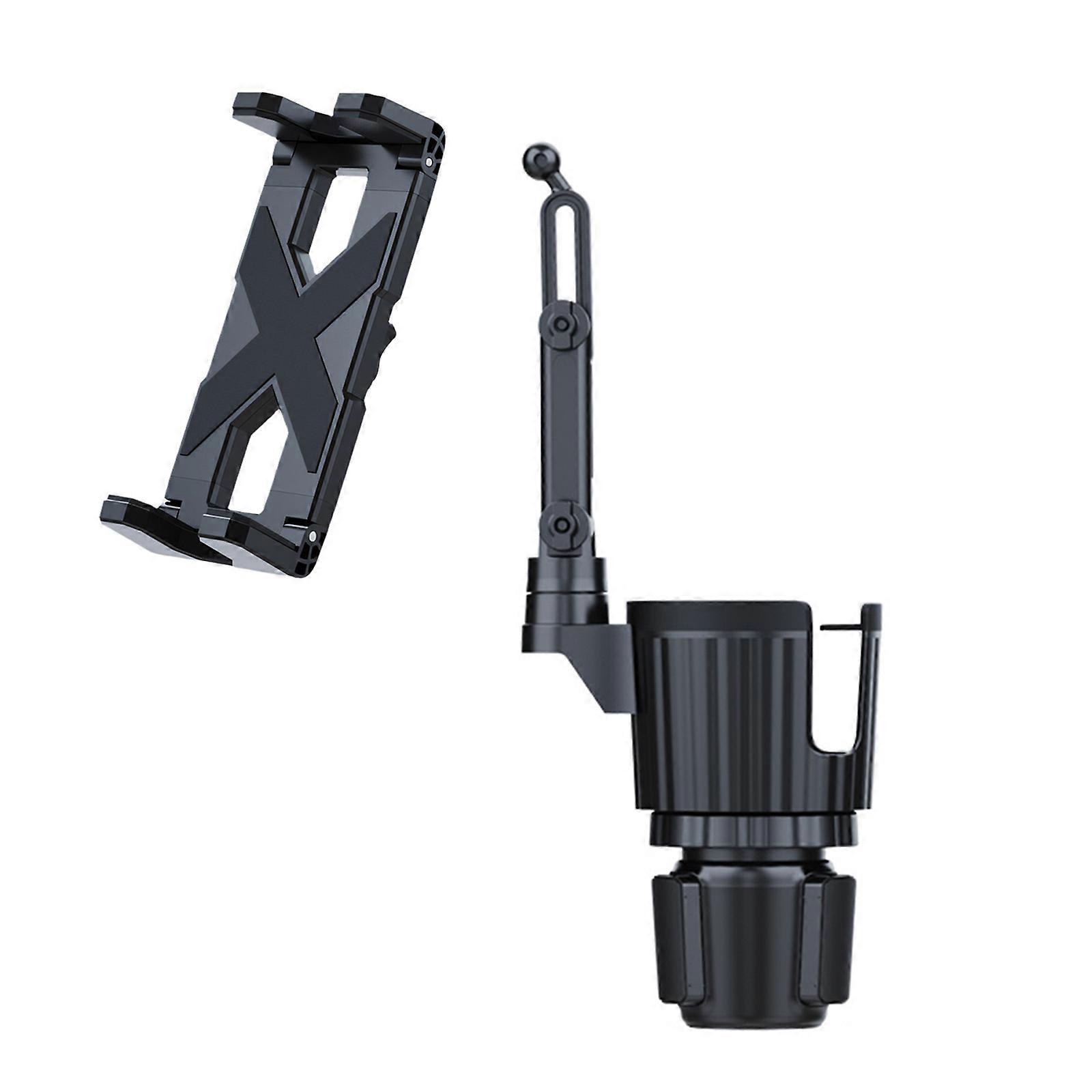 Different Angle Car Cup Mount For Smartphones And Devices Up To 12.9 Screen Size With Solid Base Multicolor