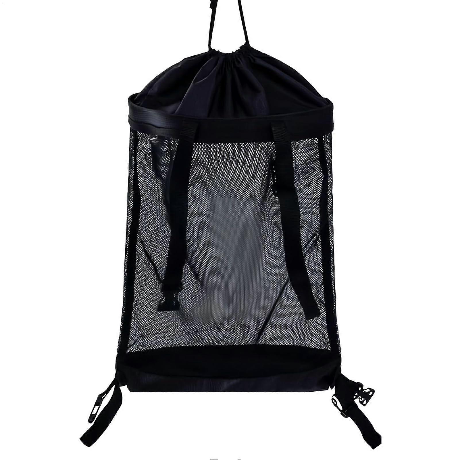 Golf Cart Storage Bag with Large Capacity Mesh, Durable Polyester Trolley Organizer Accessory