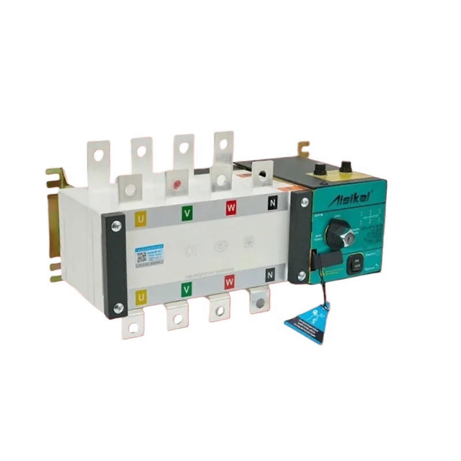 4P Automatic Transfer Switch 40A AC220V for Diesel Generator ATS, Dual Power Design with Secure Key Control