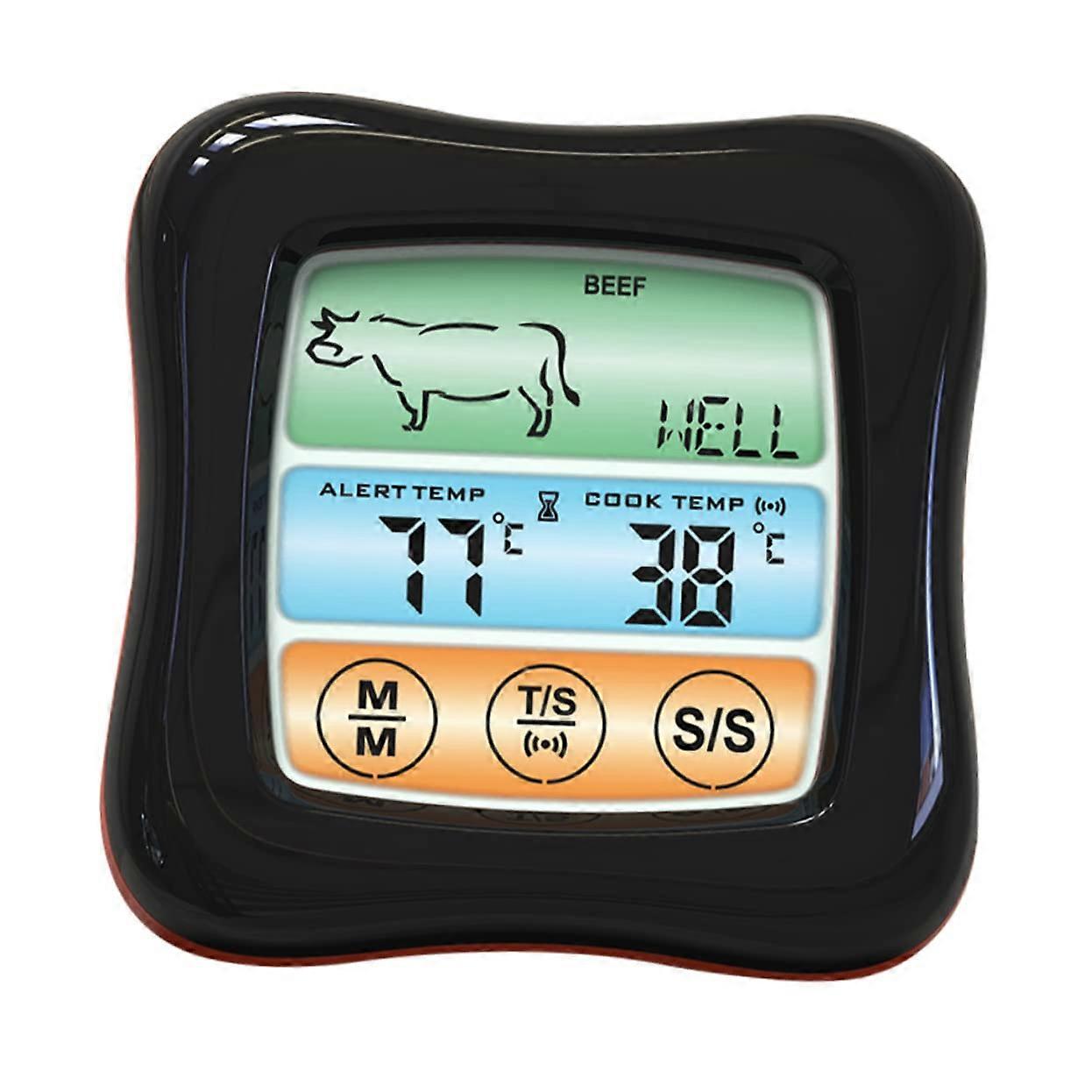 Digital Meat Thermometer Wireless BBQ Thermometer Instant Read Waterproof Grill Thermometer with Timer