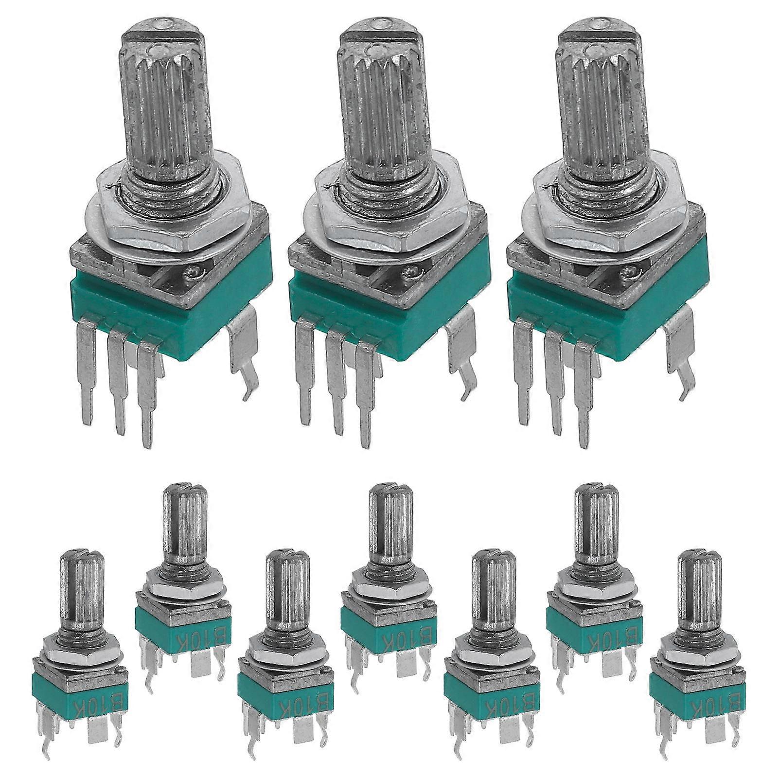 Precision Potentiometer Bracket for Audio Equipment 10Pcs Vertical Adjustment