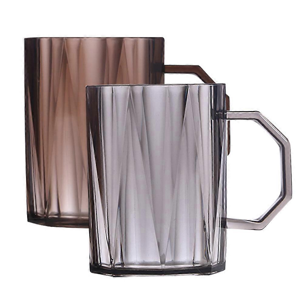Toothbrushing Cup Plastic Wash Cup for Cleaning 2Pcs Creative Bathroom
