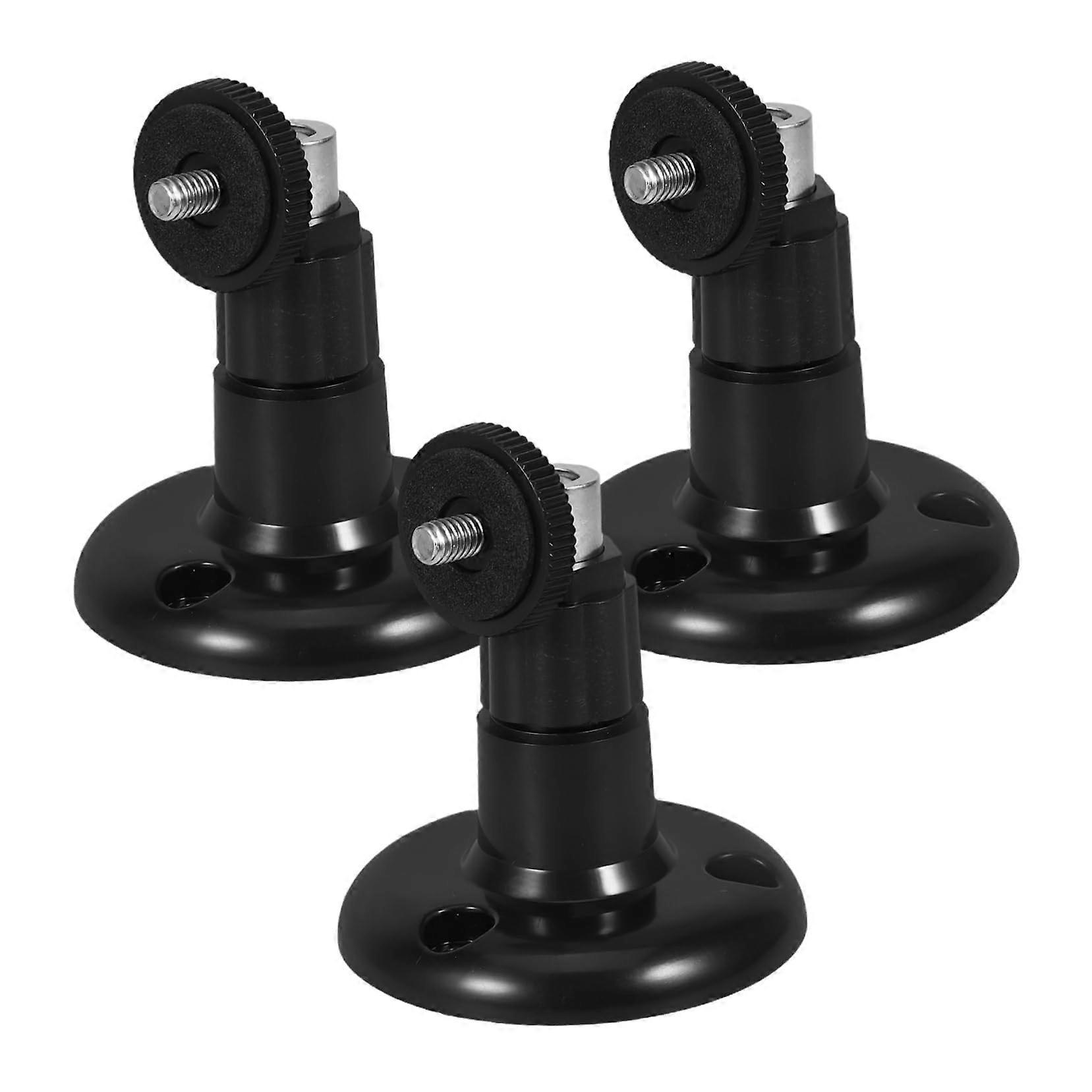 Security Camera Mount Bracket 3pcs Adjustable Wall and Pole Outdoor Indoor CCTV Holder