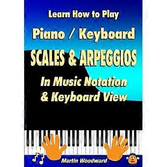 Lernen Sie, wie man Klavier / Keyboard-Tonleitern und Arpeggios spielt: in Music Notation und Keyboard View