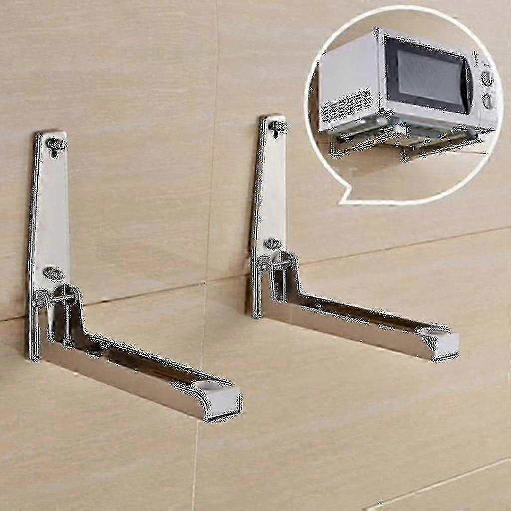 Wall-Mounted Kitchen Microwave Shelf Bracket