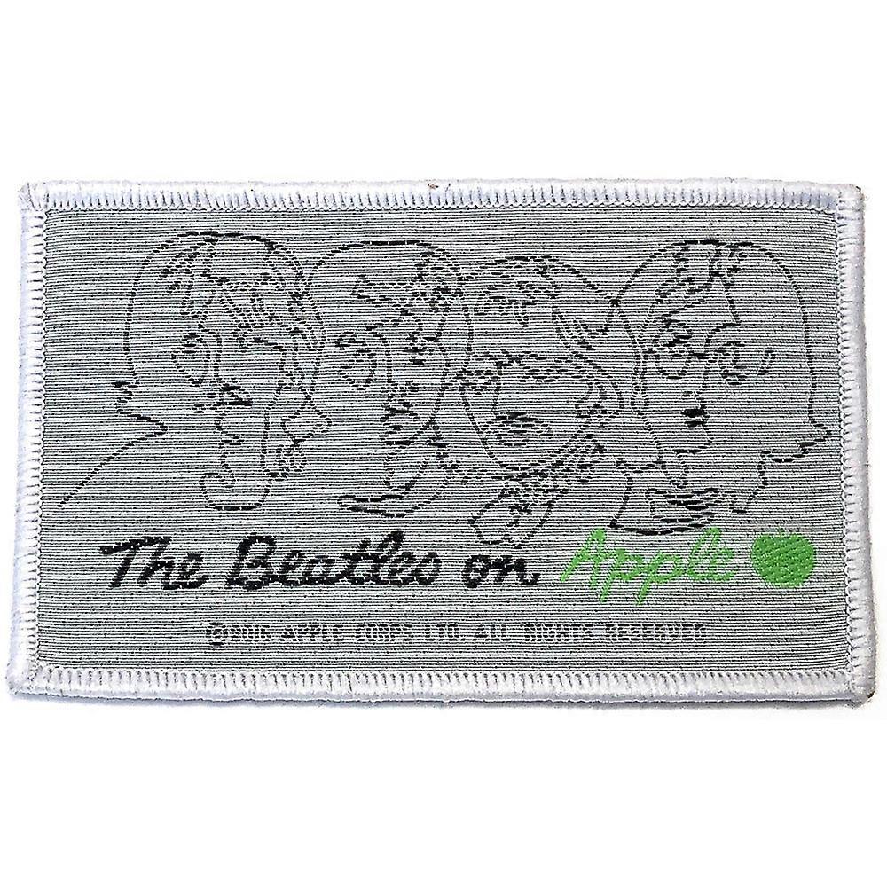 The Beatles Patch On Apple Black On White