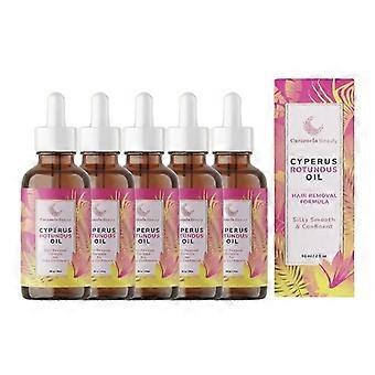 Huile de souchet rond (Cyperus Rotundus Oil) 60 ml, naturelle, pour la réparation de la peau après l'épilation. Apaise les rougeurs, hydrate les follicules, prévient les poils incarnés. Sans parfum.