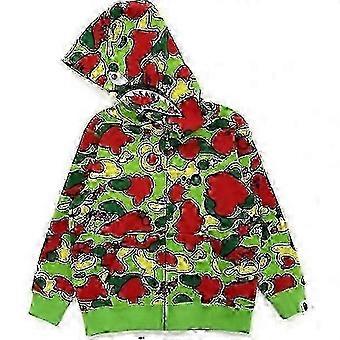 [Promo] BAPE WGM Camo 3D Hooded Zip Up Shark Sweatshirt for Kids Boys Girls Youth Casual Jacket