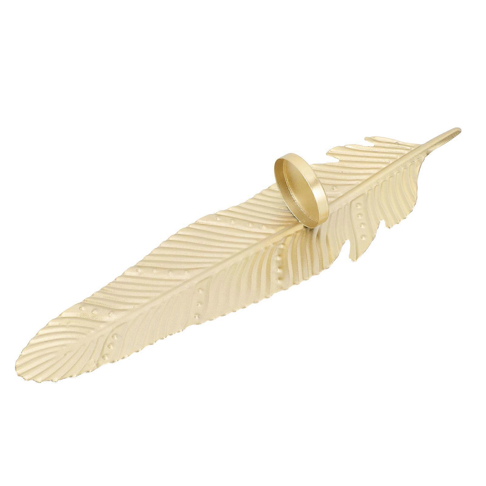 Hanging Candle Stand Leaf Modeling for 3Pcs Decorative Use