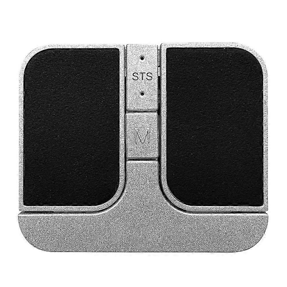 prodef Mini Square Mouse Wireless Computer Mouse 3 Mode BT/2.4G/USB Mini Capacitive Mouse for PC Laptop Notebook Desktop Silver