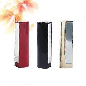 Empty Lip Balm Containers Lipstick Balm Tubes for Women Use 3Pcs with Mirror
