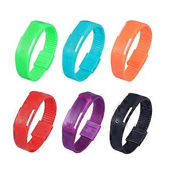 Kid Smartwatch LED Touch Screen Silicone Band Watch Bracelet for Everyday Use