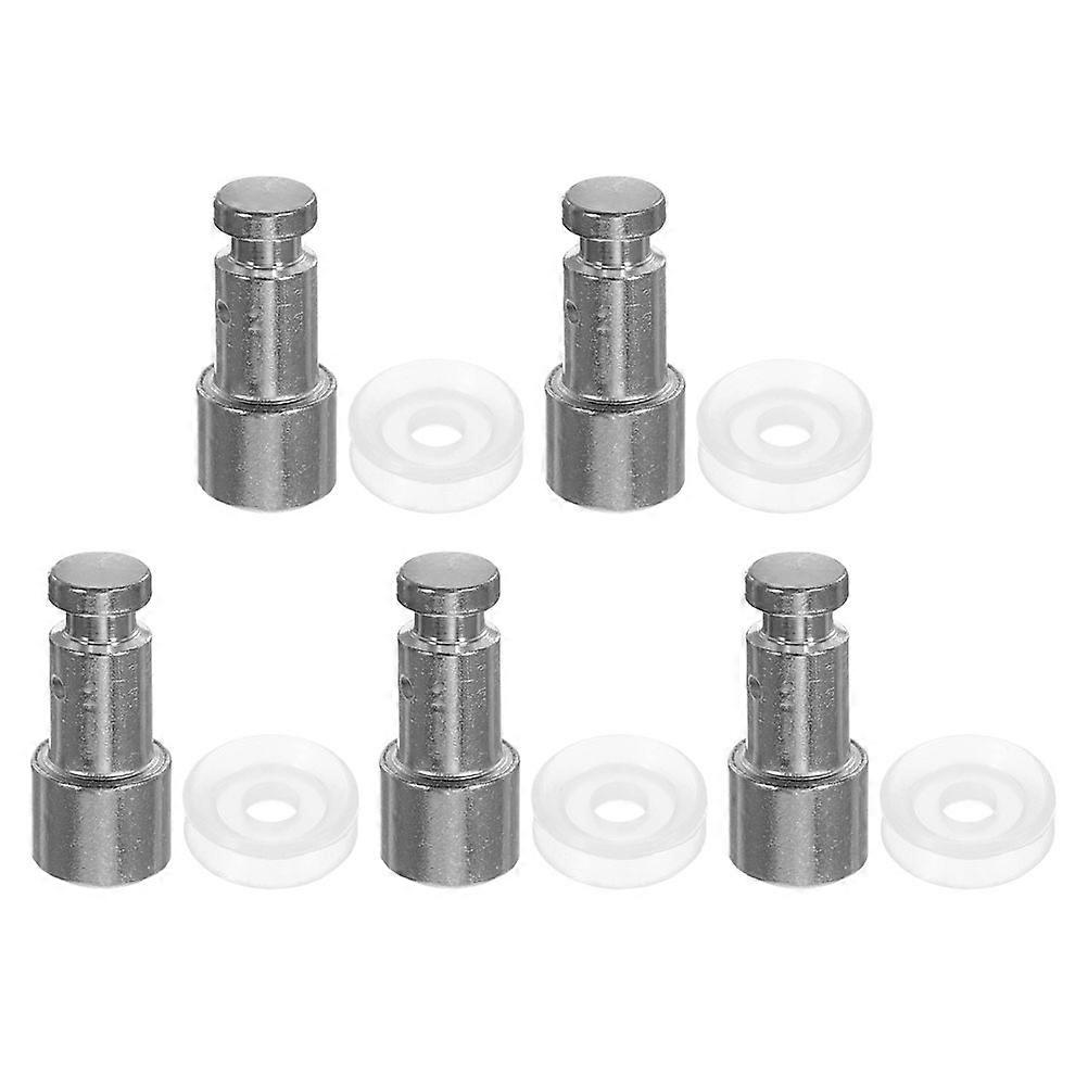 Electric Pressure Cooker Float Valve Sealer Set for 5Sets Silver Material