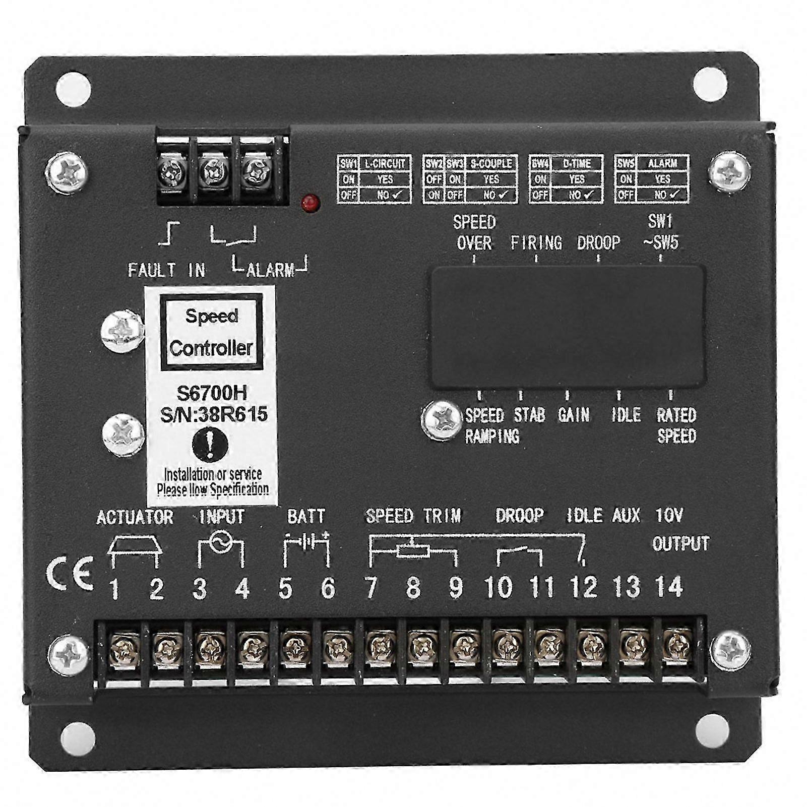 Electronic Speed Controller for Generator Control Panel Parts Compatible with Various Models