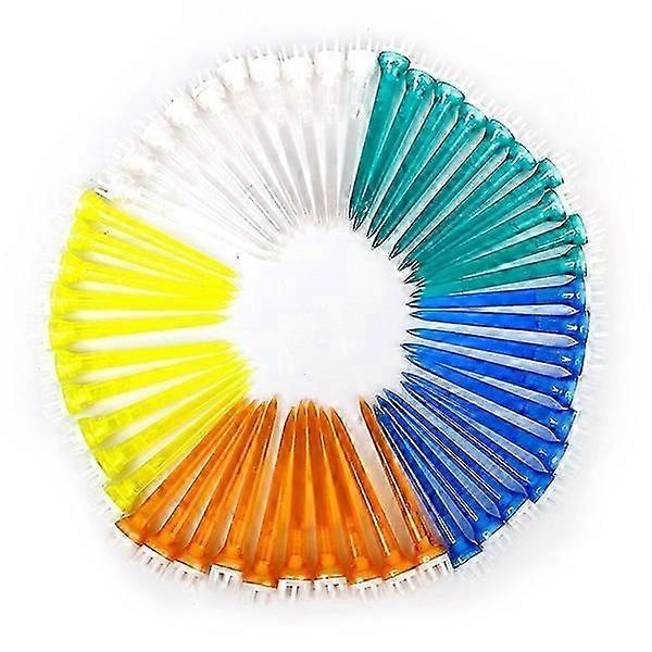 Durable Plastic Tees for Practice 50Pcs Pack