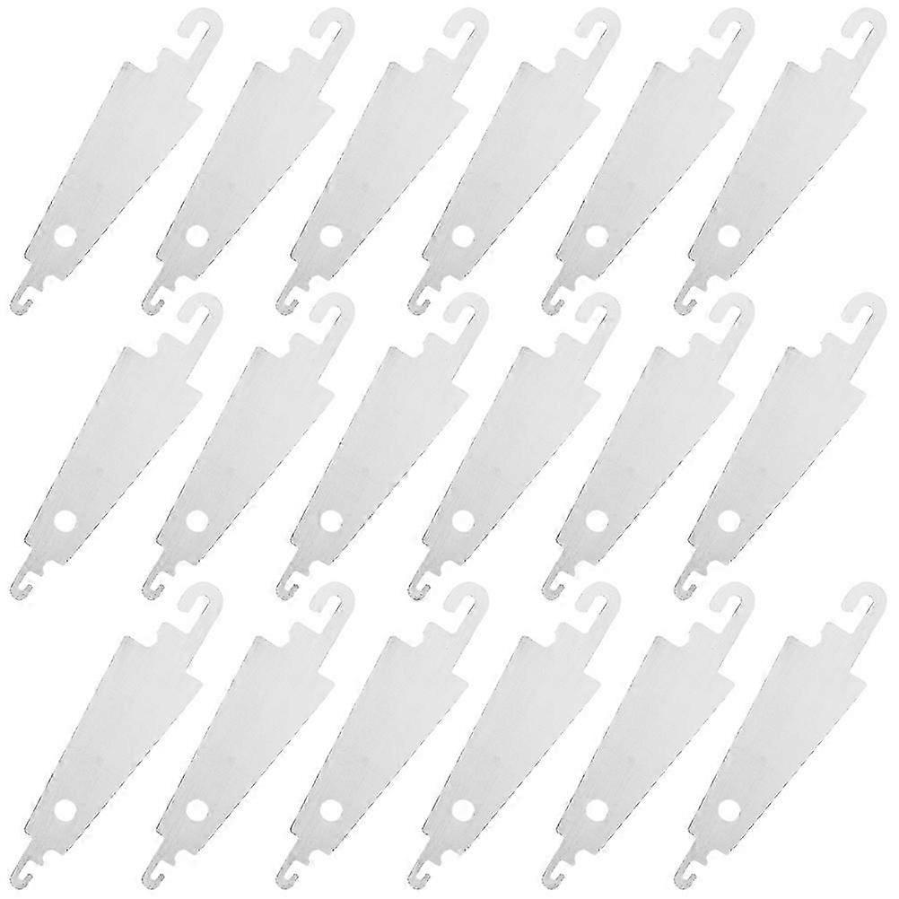 Needle Threader Stainless Steel Hook Threader Tool for Sewing 80Pcs Silver