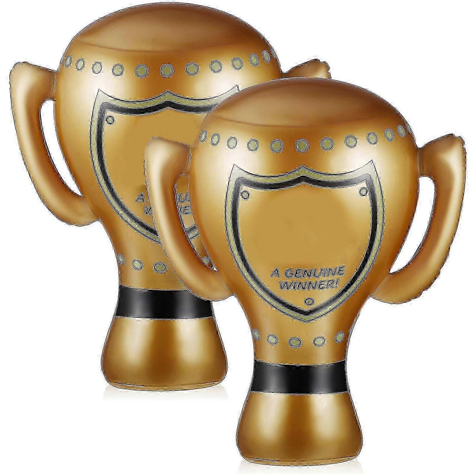 Inflatable Trophy Cup 2Pcs Inflatable Award Trophy for Classroom Activities