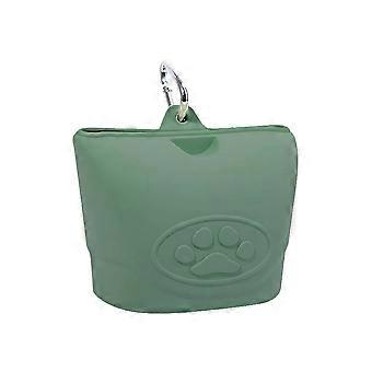 Silicone Dog Treat Pouch-Small Training Bag-Portable Dog Treat Bag for Leash Dog Training Fanny Pack C