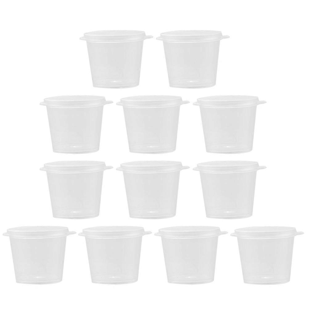 Condiment Cups Multi-Function Sauce Cups for Storage 100Pcs Transparent Holders