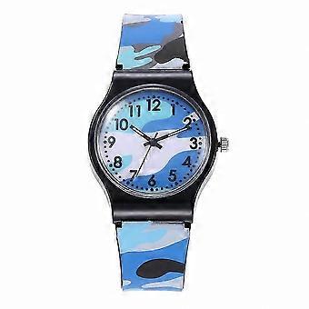 Camouflage Kids Wristwatch Durable Casual Timepiece Shockproof Youth Accessory