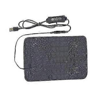 Pet Heating Mat Pad Carpet Electric Heated Usb Power Supply Adjustable Temp-black-l