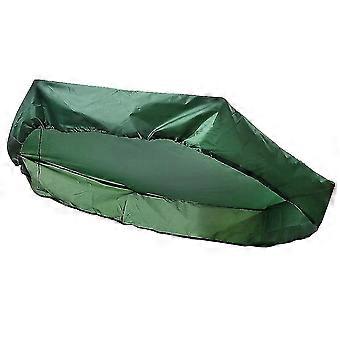 Sandpit Cover 230x200cm Hexagonal Waterproof Oxford Cloth Polyester Dustproof Protective Canopy Drawstring