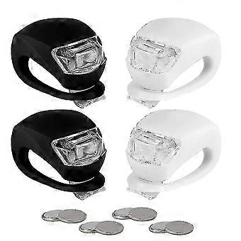 Led Fiets Licht Set, Fietsen Led Fiets Noodwaarschuwing 4 stuks