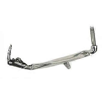 Skeleton Middle Finger Motorcycle Kickstand Heavy Duty Universal Motorbike Alloy Foot Support Stand Motorbike Accessories Qinghai