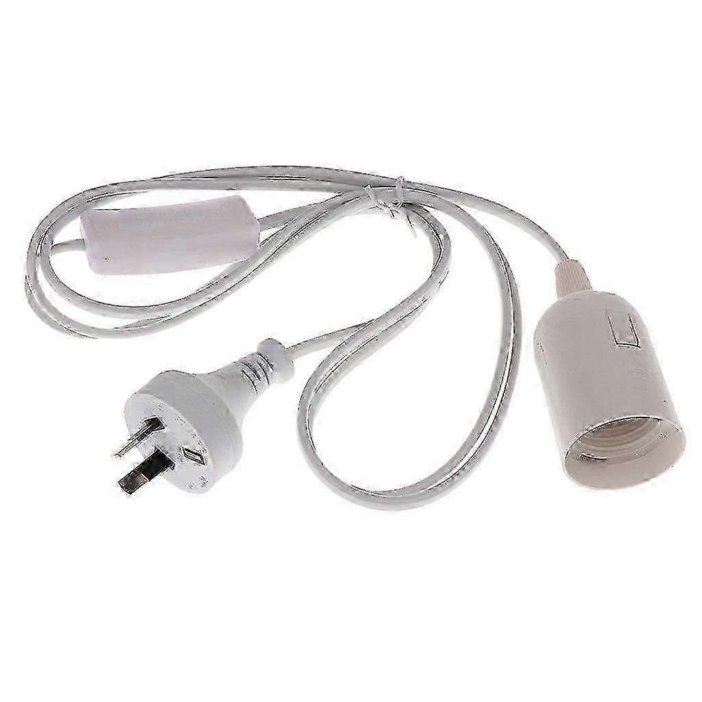 Cable Plug in Pendant Light Fitting with On/Off Switch E27 Lamp Holder AU-nhgm