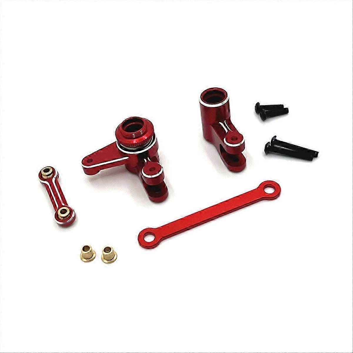 RC Car Upgrade Steering Component Servo Rod Set compatible with1/10 Red