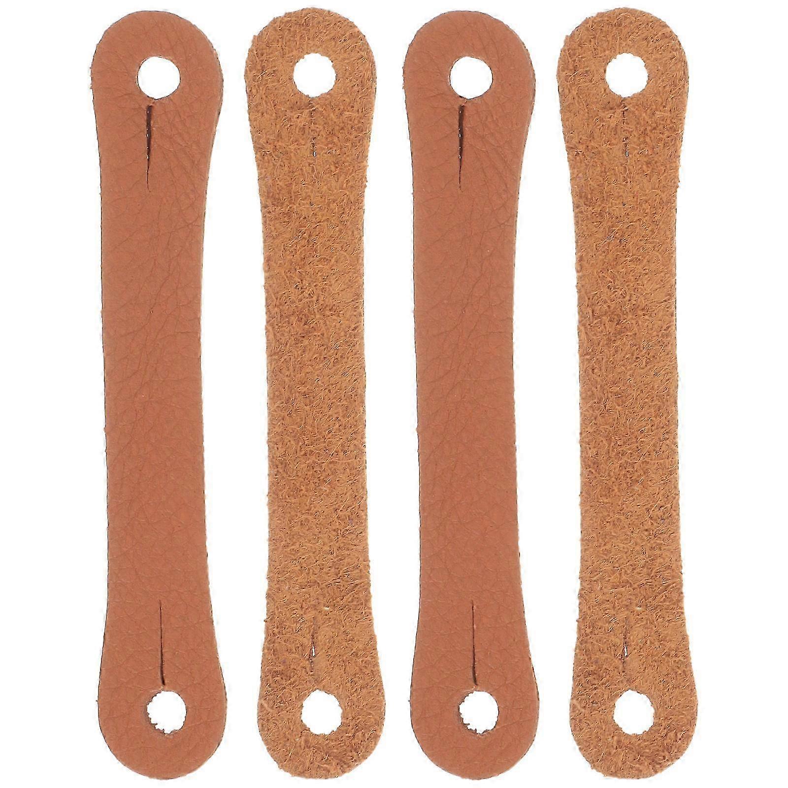 Stick Control Drumstick Control Clips for Drum Practice 8Pcs Brown PU