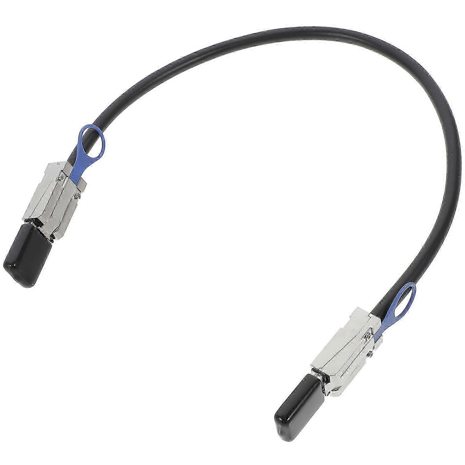 Black Mini Mini Sas Cable for Computer Data Storage .5-Meter