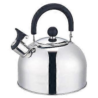 3L Stainless Steel Whistling Kettle - Teapot compatible with Camping, Portable Design