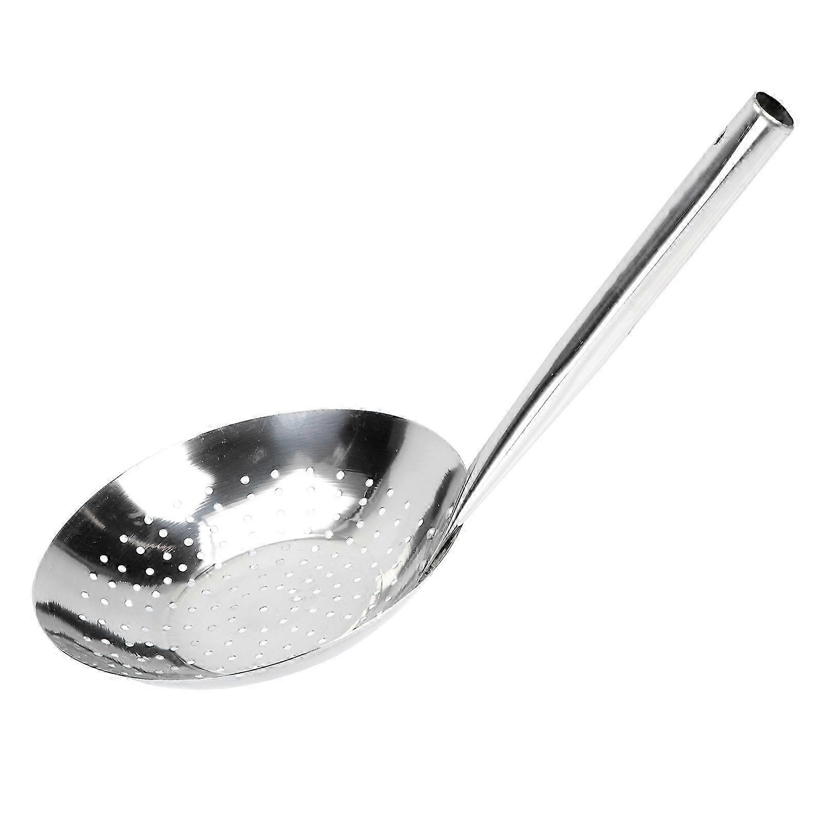 Silver Stainless Steel Colander compatible with Home Sieve Function 1Pcs Kitchen Tool