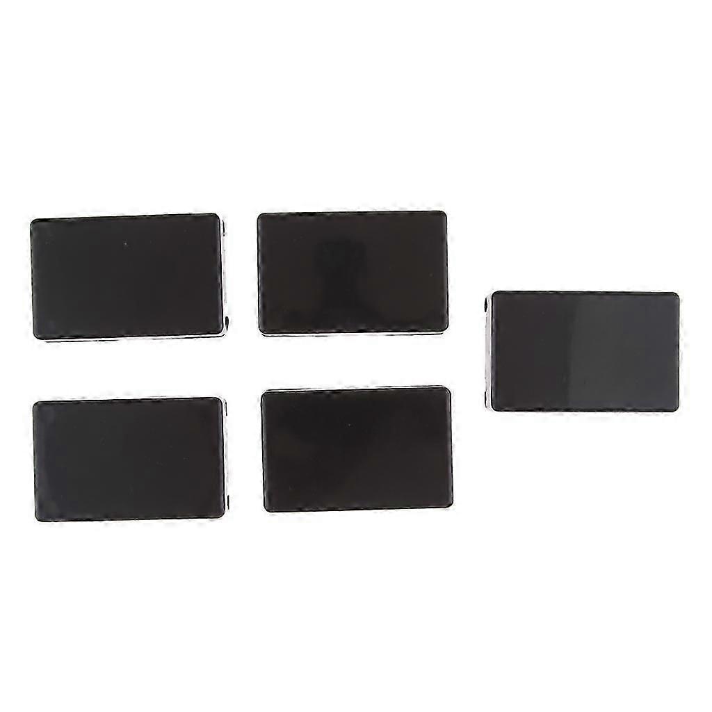 5Pack Plastic Electronics wire Enclosure Junction Box instruments Case Black