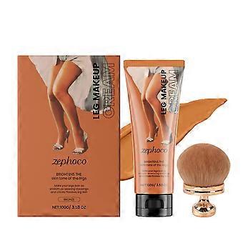 Zephoco Leg Concealer Foundation Cream hydrateert en verandert de bronzen teint van de benen, hecht zich op natuurlijke wijze aan de huid, is verfrissend en geeft geen