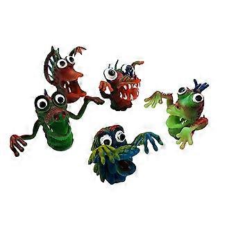 Silicone Finger Puppets Kids Animal Finger Doll for Storytelling 10Pcs
