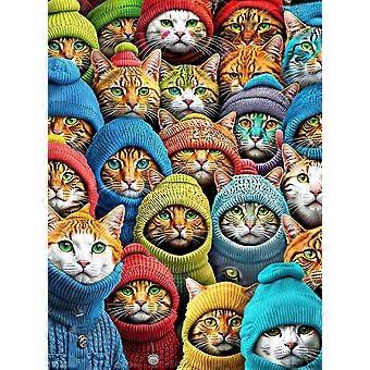 Cat wearing a sweater Jigsaw Puzzles SQZ172
