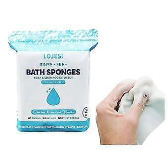 Wegwerp spoelvrije baddoekjes - 25 stuks - Alles-in-1 douchedoekjes voor eenmalig gebruik, eenvoudig bevochtigen, schuimen en drogen zonder shampoo of spoelen