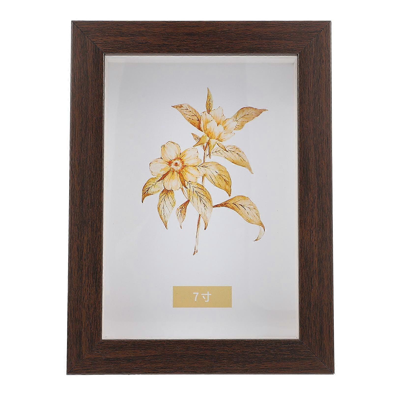 Wood Shadow Box Frame for Keepsakes Display 2Pcs Coffee
