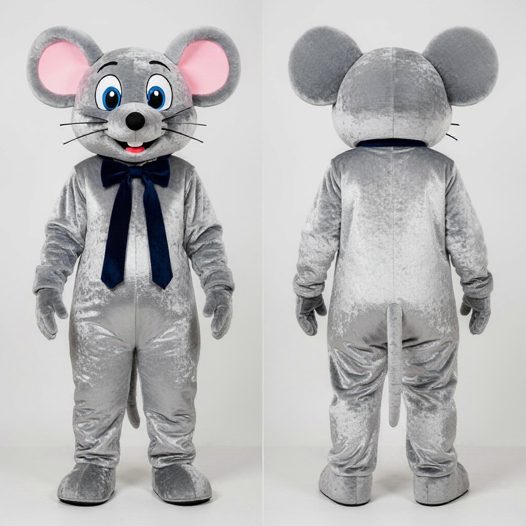 MASTICOT Silver Cartoon Mouse Mascot