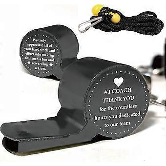 Whistles Sports Stainless Steel Whistle Coach Referee Emergency Laser-Engraved Loud Dog Whistles for Recall PE Class Outdoor