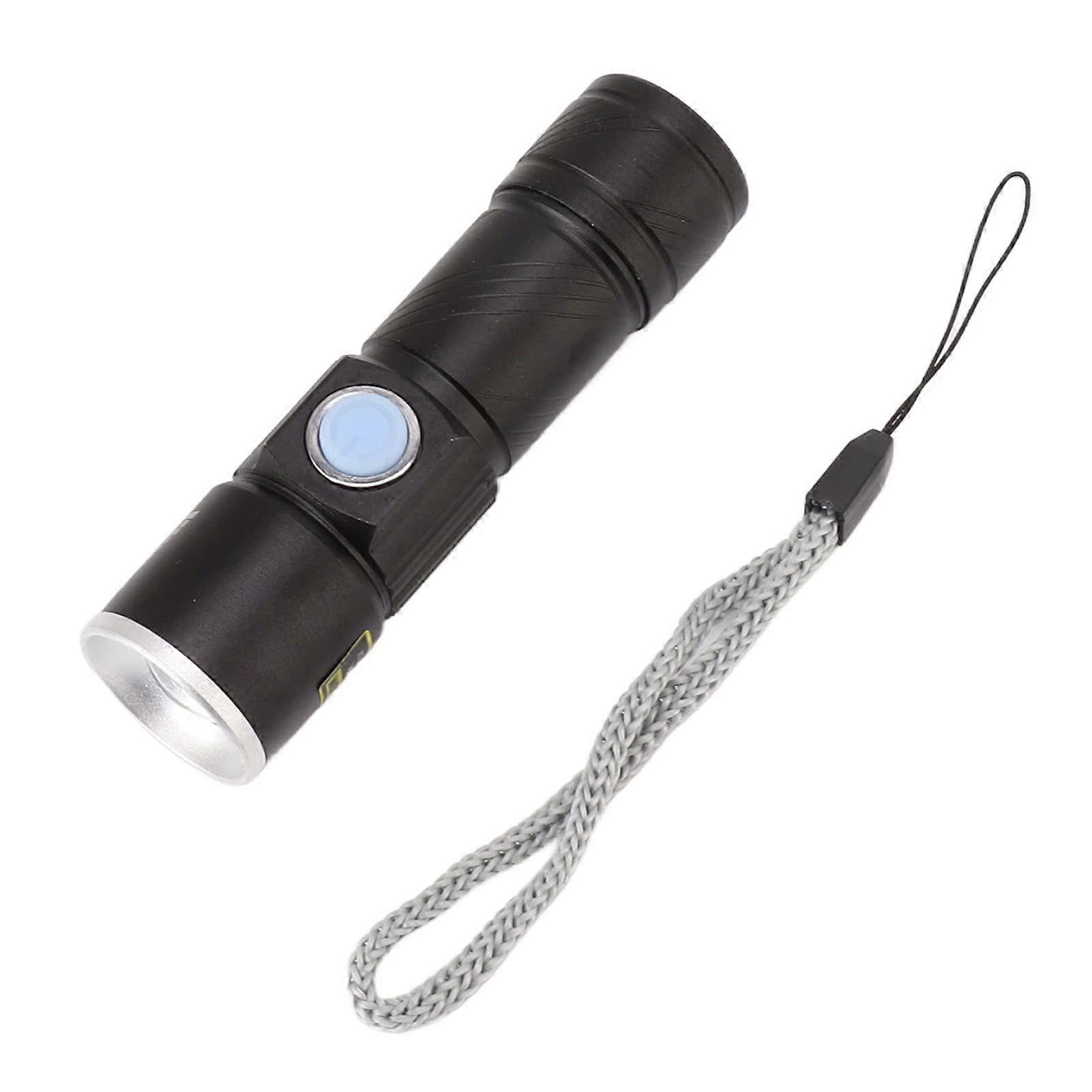 USB Rechargeable UV Flashlight for Counterfeit Detection, Compact Handheld Blacklight LED