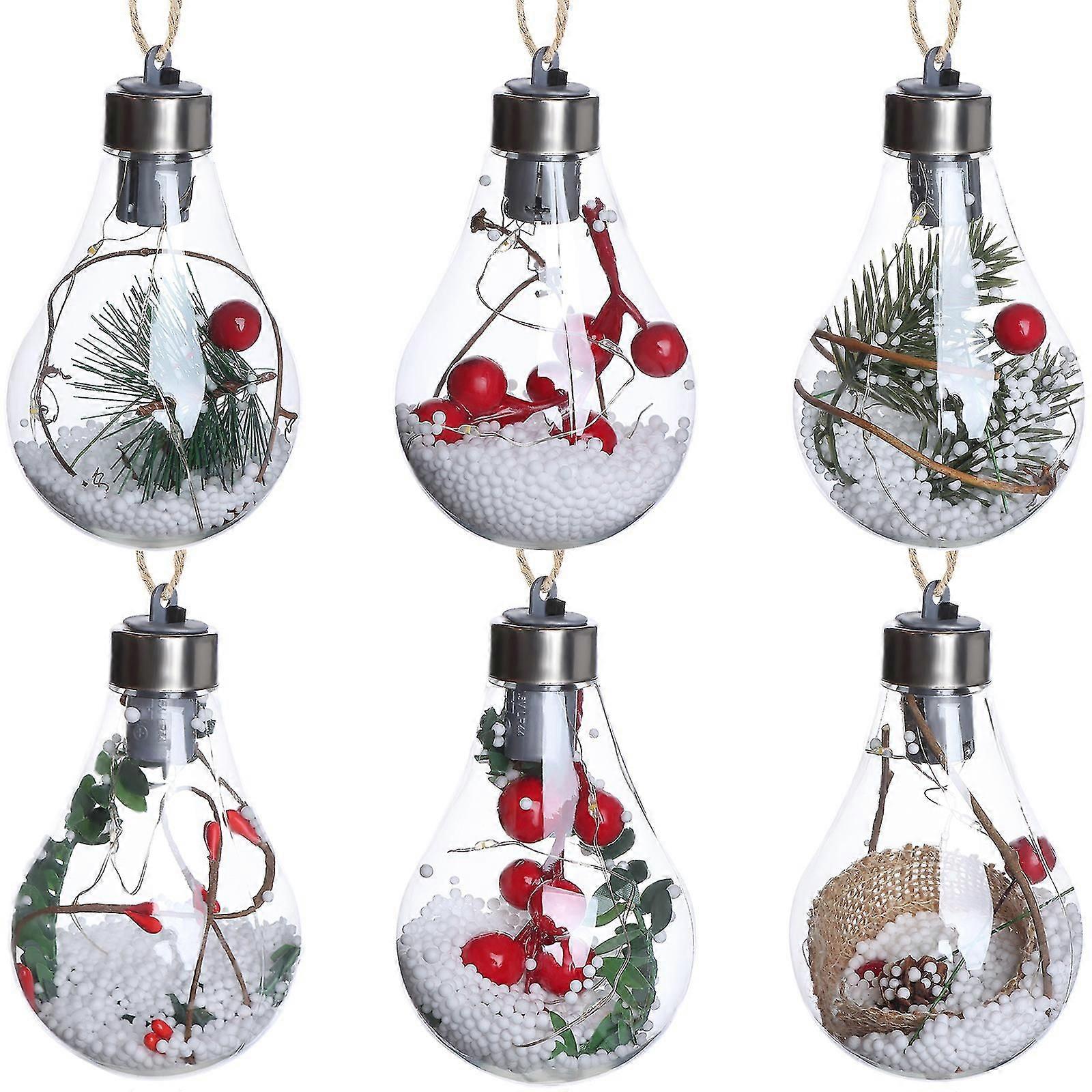 Christmas Fillable Led Bulb For Decor