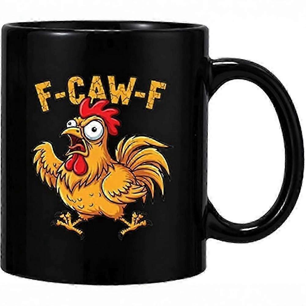Rooster-Shaped Ceramic Mug 11oz