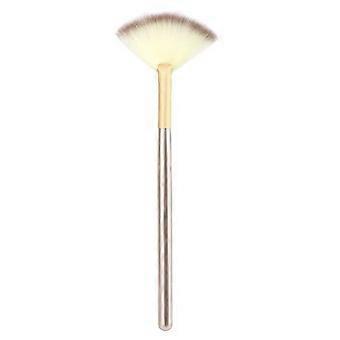 50PCS Multi-Purpose Fan Shaped Brush Soft Highlighter Brusher Contour Loose Powder Brush Facial Mask Brush Beauty Tool@O2