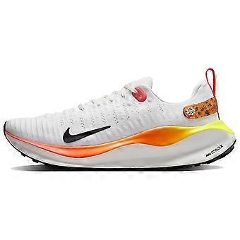 Chaussures de course décontractées basses respirantes Nike React Infinity Run Flyknit 4 pour homme, blanc, orange, jaune, noir HF4916-100