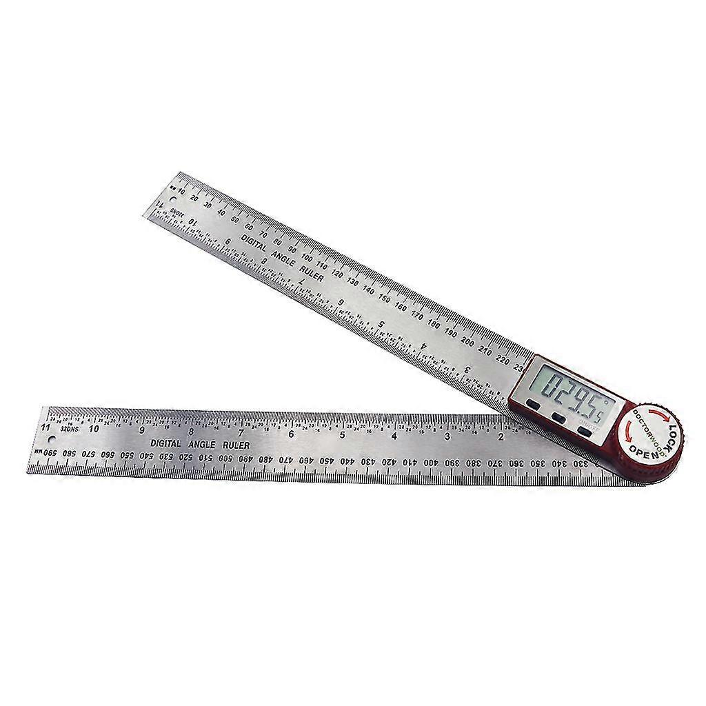 Stainless Steel Digital Protractor Ruler